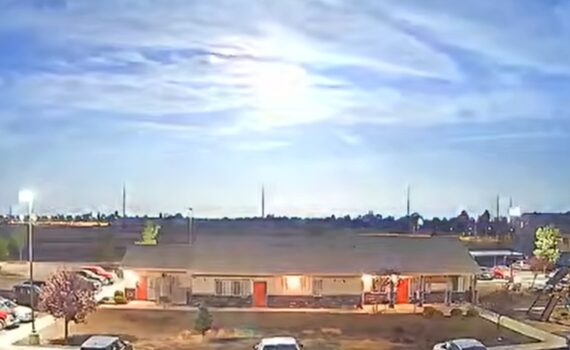 Meteor over US Northwerst
